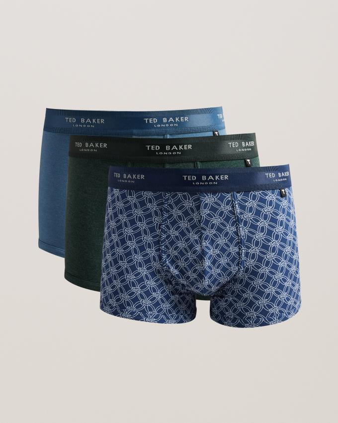 Sous Vêtement Ted Baker 3 Pack Assorted Trunks Multicolore Homme | HZZ-52392143